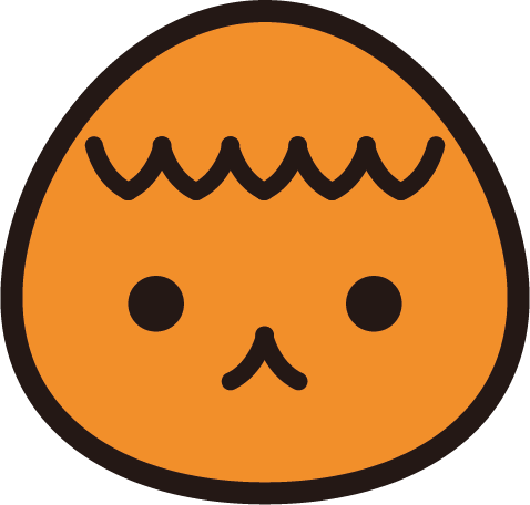 Onigiri face yellow